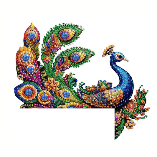 2D Flat Diamond Painting Door Corner Sign DIY Diamond Art Door Right Angle Sign