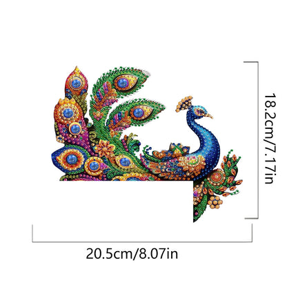 2D Flat Diamond Painting Door Corner Sign DIY Diamond Art Door Right Angle Sign