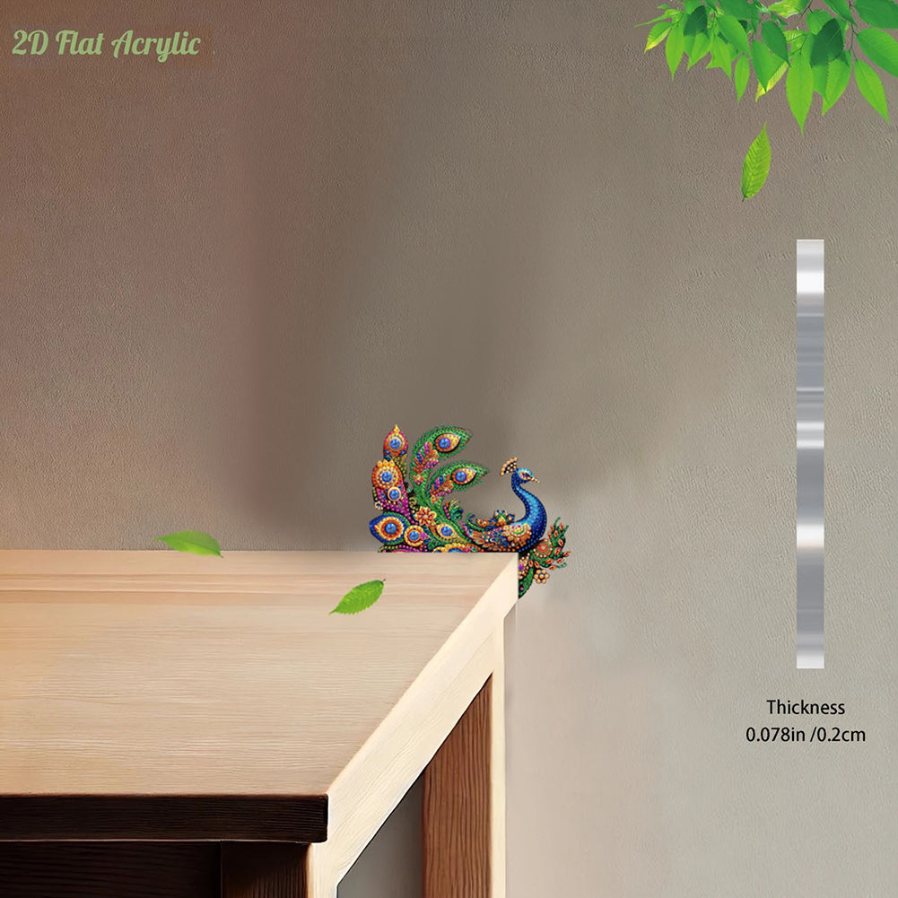 2D Flat Diamond Painting Door Corner Sign DIY Diamond Art Door Right Angle Sign