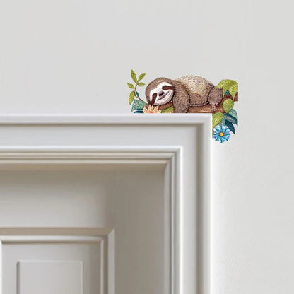 2D Flat Diamond Painting Door Corner Sign DIY Diamond Art Door Right Angle Sign