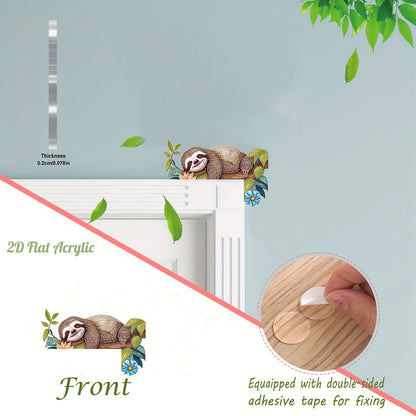 2D Flat Diamond Painting Door Corner Sign DIY Diamond Art Door Right Angle Sign