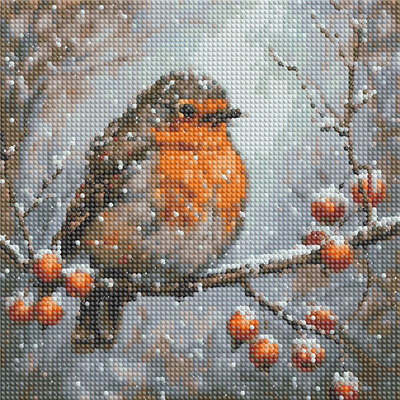 Robin - Full Round Drill Diamond Painting 30*30CM