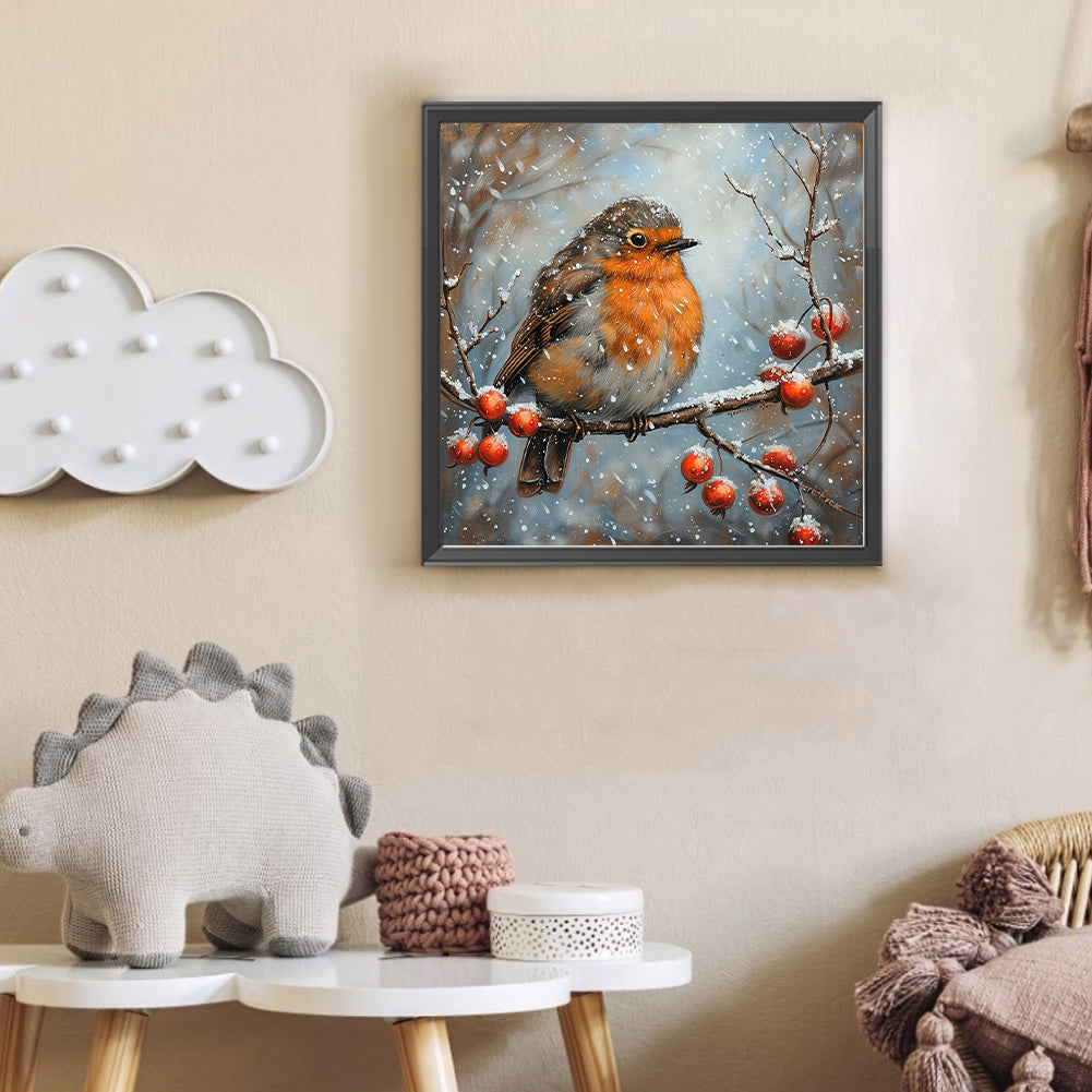 Robin - Full Round Drill Diamond Painting 30*30CM