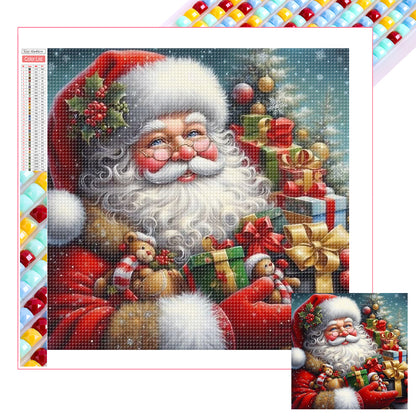 Christmas Santa Claus - Full Square Drill Diamond Painting 30*30CM