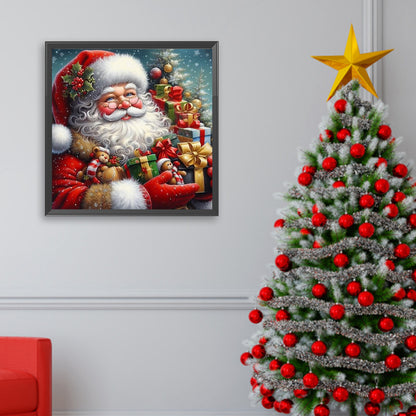 Christmas Santa Claus - Full Square Drill Diamond Painting 30*30CM