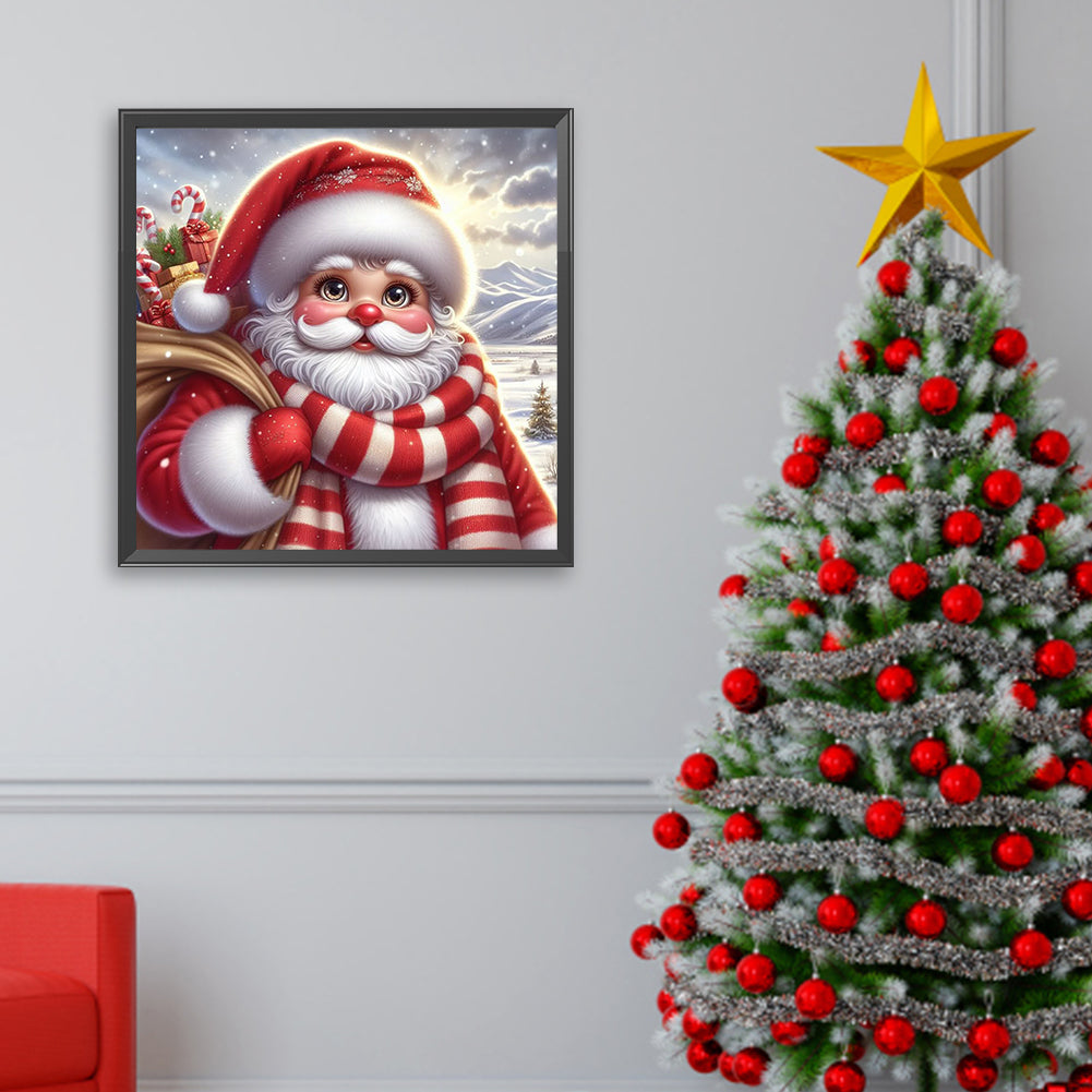 Christmas Santa Claus - Full Square Drill Diamond Painting 30*30CM