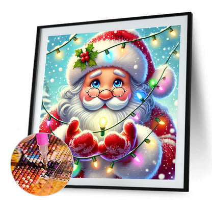 Christmas Santa Claus - Full Square Drill Diamond Painting 30*30CM