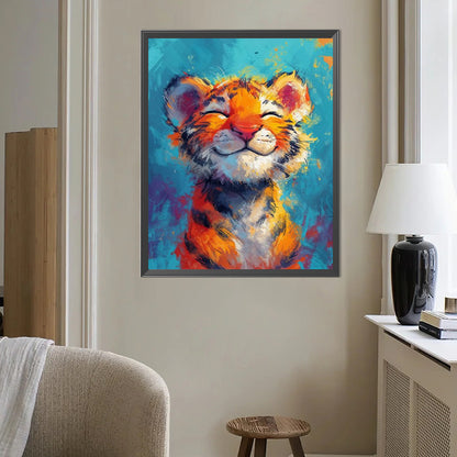Tiger - Full AB Round Drill Diamond Painting 40*50CM