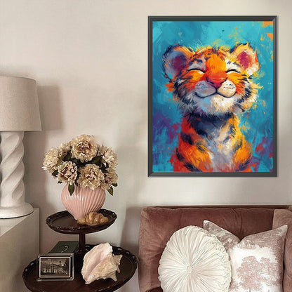 Tiger - Full AB Round Drill Diamond Painting 40*50CM