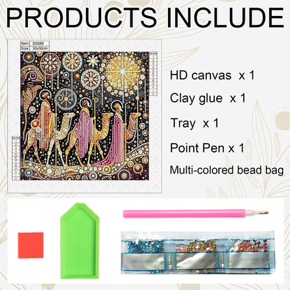 Pilgrimage Road - Special Shaped Drill Diamond Painting 30*30CM