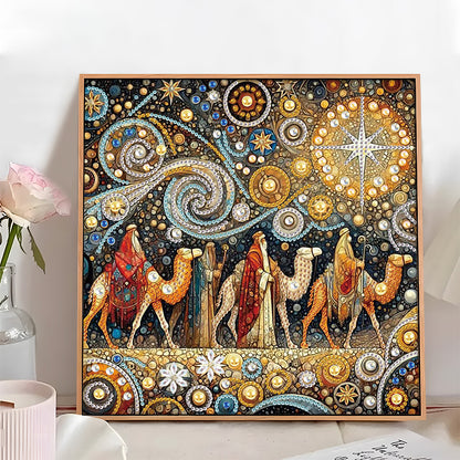Pilgrimage Road - Special Shaped Drill Diamond Painting 30*30CM