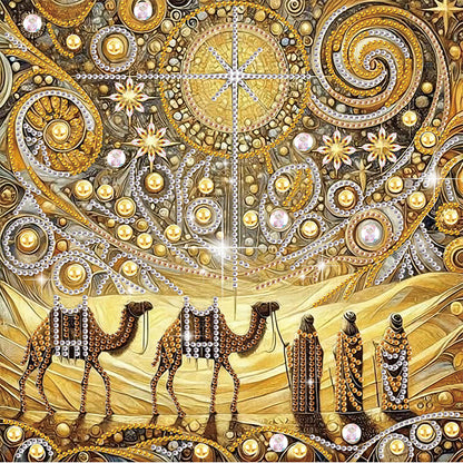 Pilgrimage Road - Special Shaped Drill Diamond Painting 30*30CM