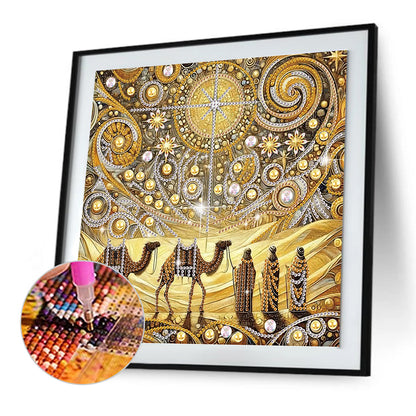 Pilgrimage Road - Special Shaped Drill Diamond Painting 30*30CM