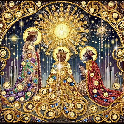 Pilgrimage Road - Special Shaped Drill Diamond Painting 30*30CM