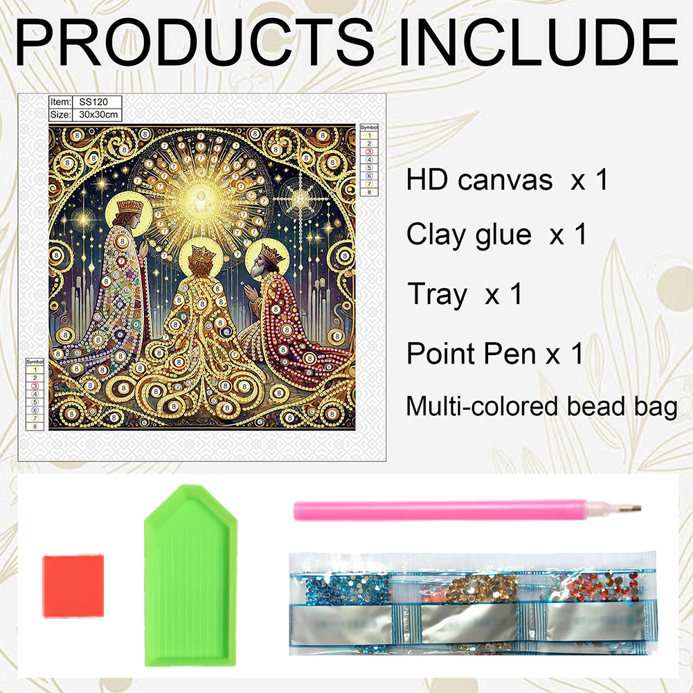 Pilgrimage Road - Special Shaped Drill Diamond Painting 30*30CM