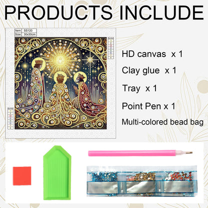 Pilgrimage Road - Special Shaped Drill Diamond Painting 30*30CM