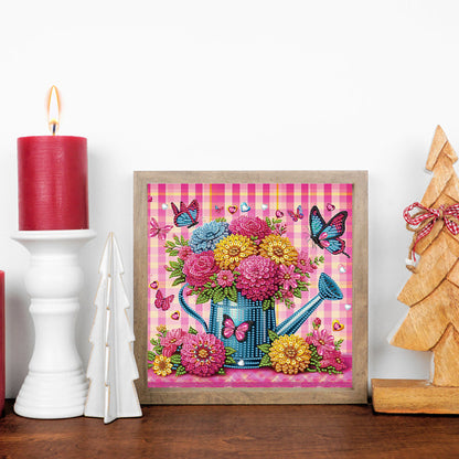 Kettle Bouquet - Special Shaped Drill Diamond Painting 30*30CM