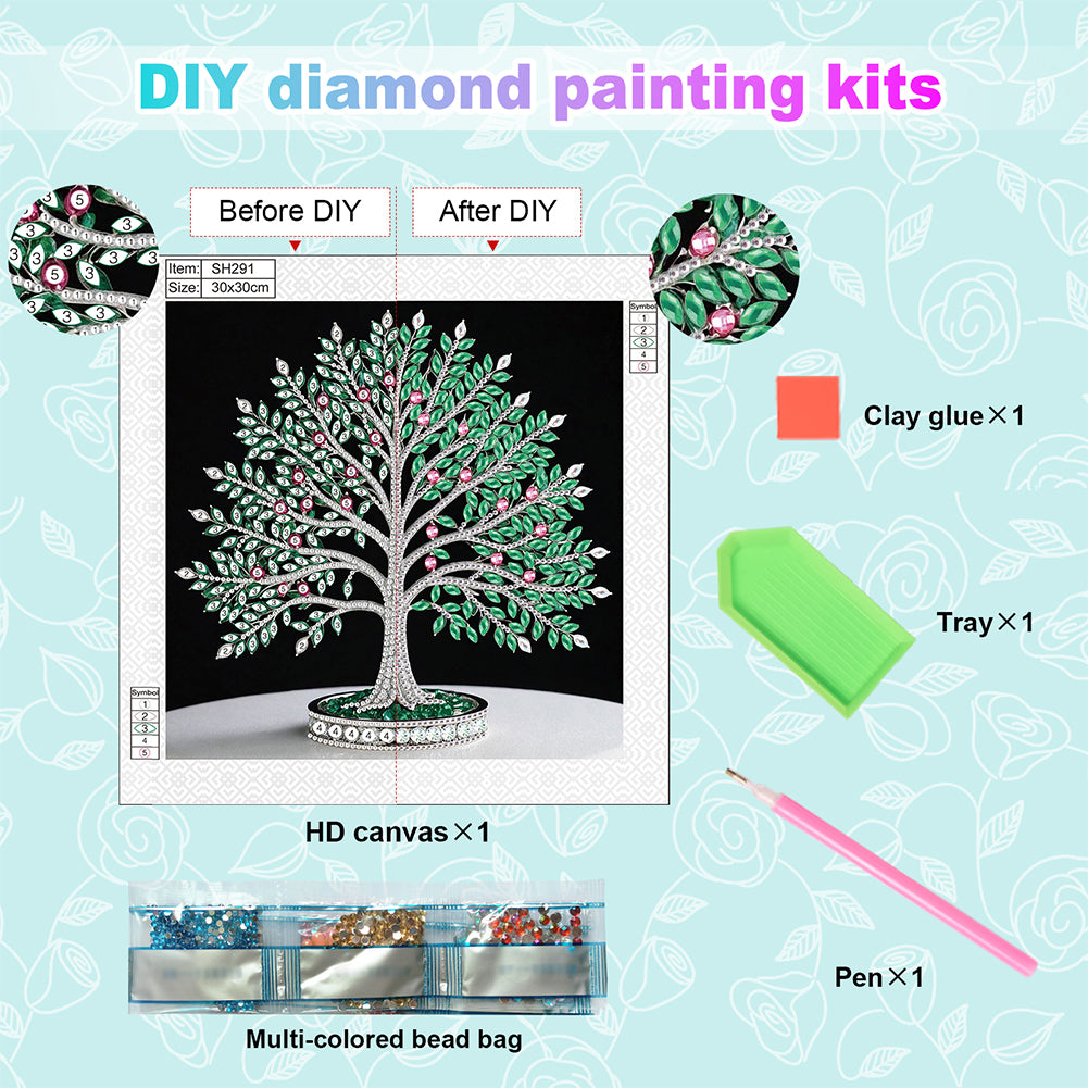 Tree Of Life - Special Shaped Drill Diamond Painting 30*30CM