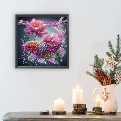 Colorful Fantasy Fish - Special Shaped Drill Diamond Painting 30*30CM