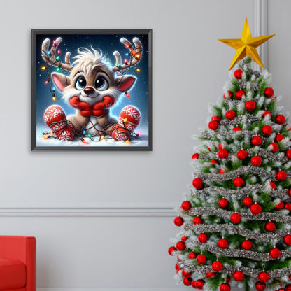 Christmas Reel - Full Square Drill Diamond Painting 30*30CM