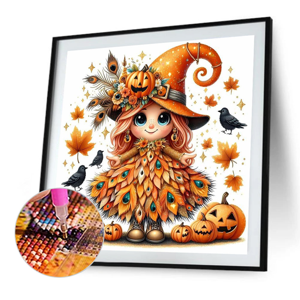 Halloween Girl - Full Square Drill Diamond Painting 30*30CM