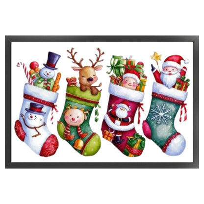 Christmas Stocking - 14CT Stamped Cross Stitch 60*40CM