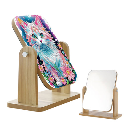 DIY Diamond Painting Kit Rotatable Mirror with Diamond Painting Jewelry Box