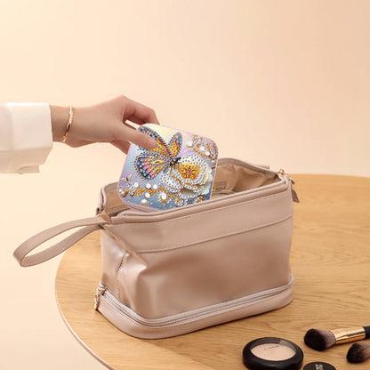 DIY Diamond Painting Kit Rotatable Mirror with Diamond Painting Jewelry Box