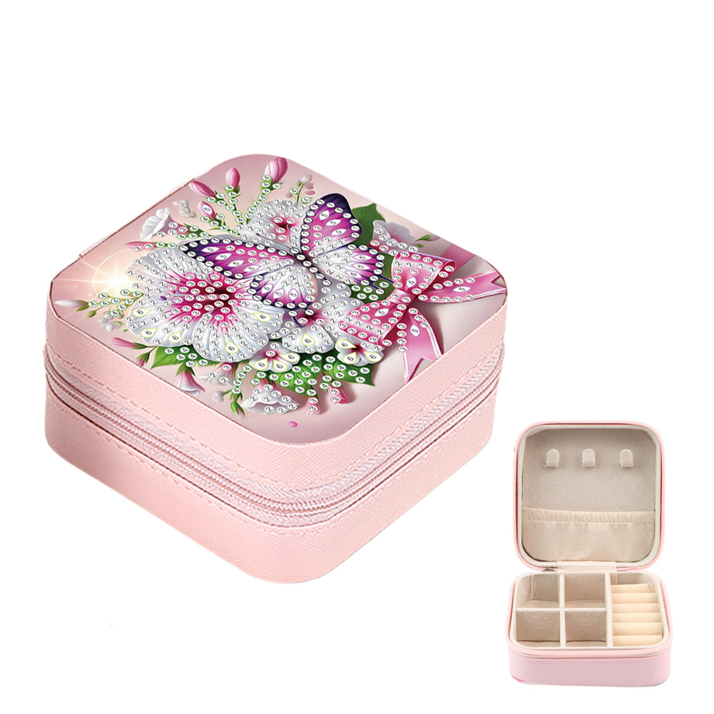 DIY Diamond Painting Kit Rotatable Mirror with Diamond Painting Jewelry Box