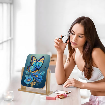 DIY Diamond Painting Kit Rotatable Mirror with Diamond Painting Jewelry Box