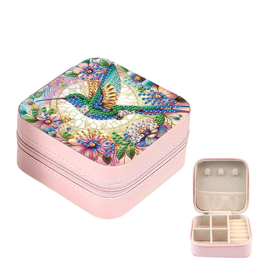 DIY Diamond Painting Kit Rotatable Mirror with Diamond Painting Jewelry Box