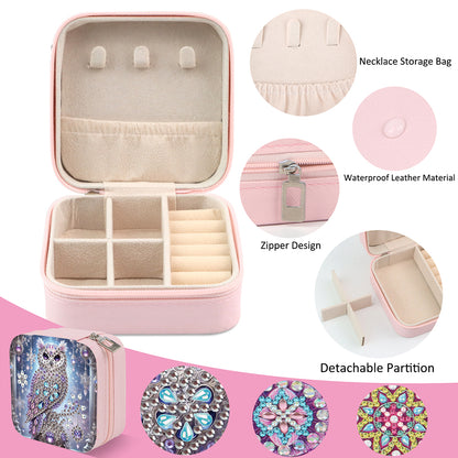 DIY Diamond Painting Kit Rotatable Mirror with Diamond Painting Jewelry Box