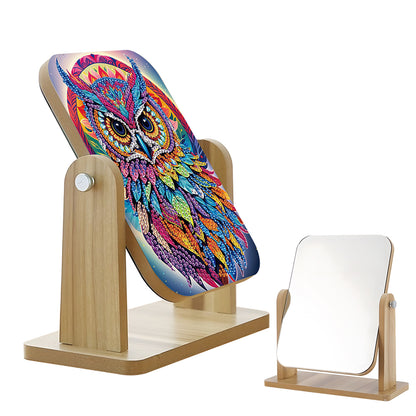 DIY Diamond Painting Kit Rotatable Mirror with Diamond Painting Jewelry Box