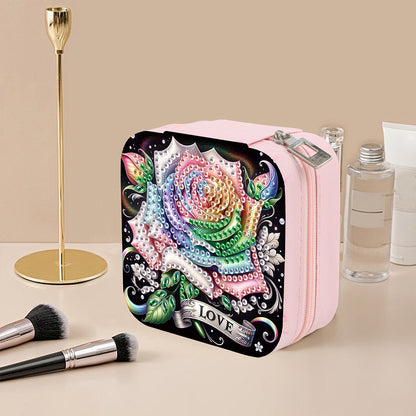 DIY Diamond Painting Kit Rotatable Mirror with Diamond Painting Jewelry Box