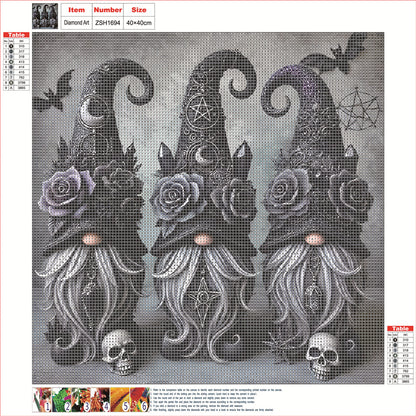Dark Gnome - Full Round Drill Diamond Painting 40*40CM