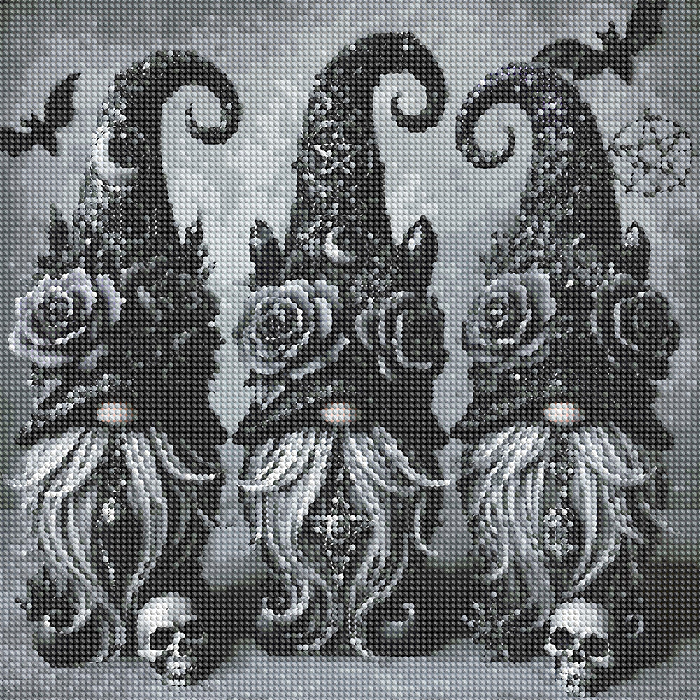 Dark Gnome - Full Round Drill Diamond Painting 40*40CM