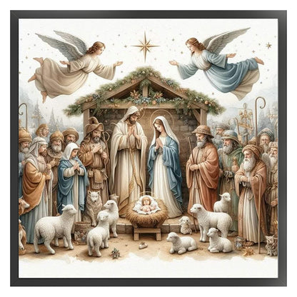 Nativity - 11CT Stamped Cross Stitch 45*45CM