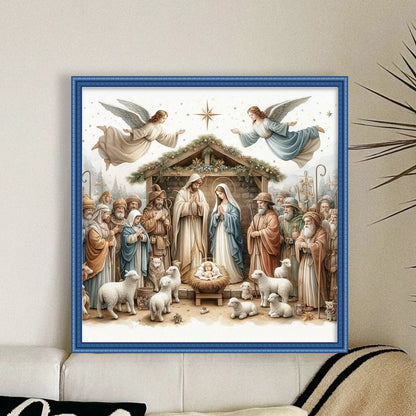 Nativity - 11CT Stamped Cross Stitch 45*45CM