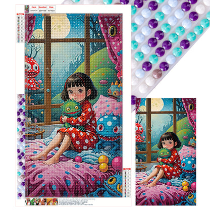 Freaky Girl - Full Round Drill Diamond Painting 40*70CM