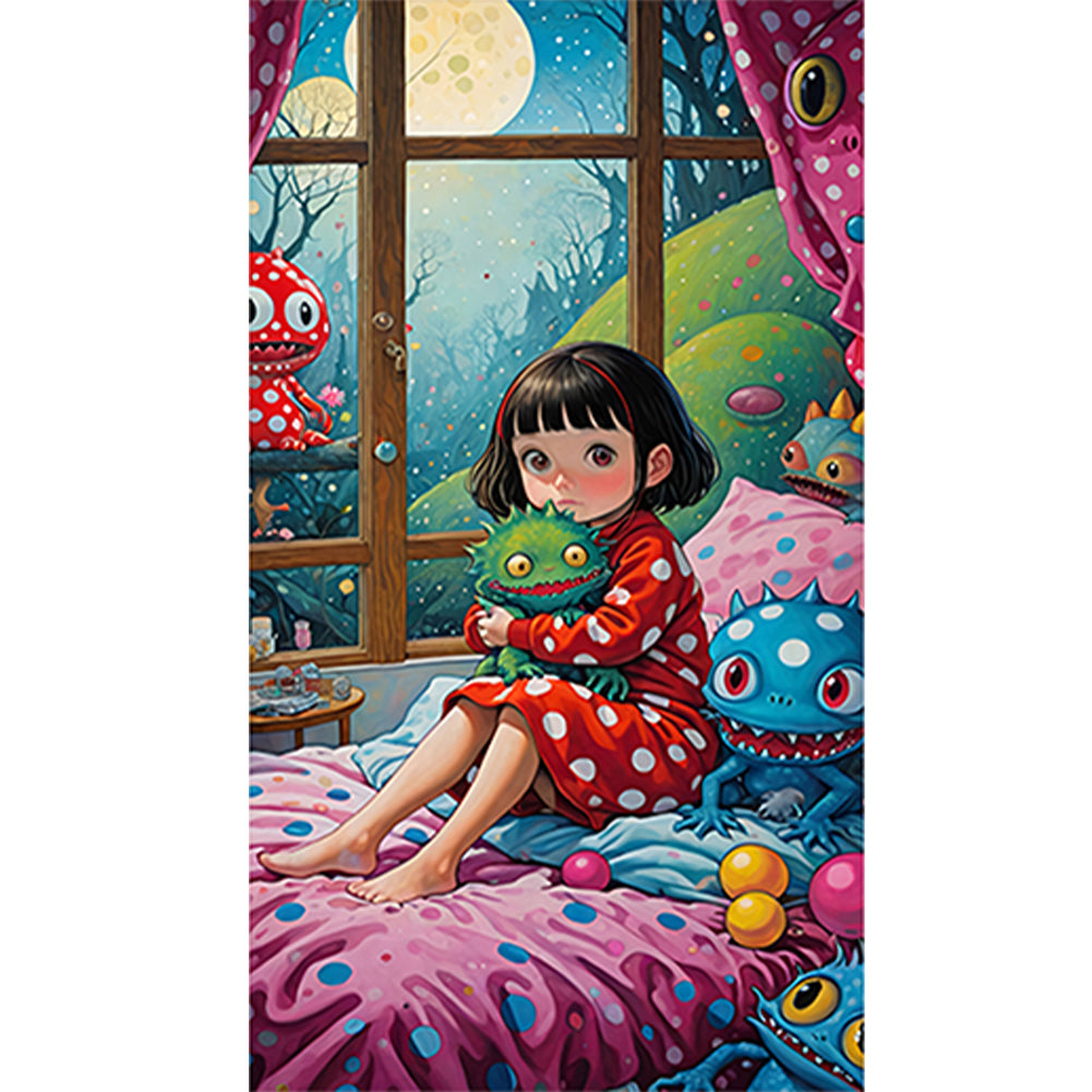 Freaky Girl - Full Round Drill Diamond Painting 40*70CM