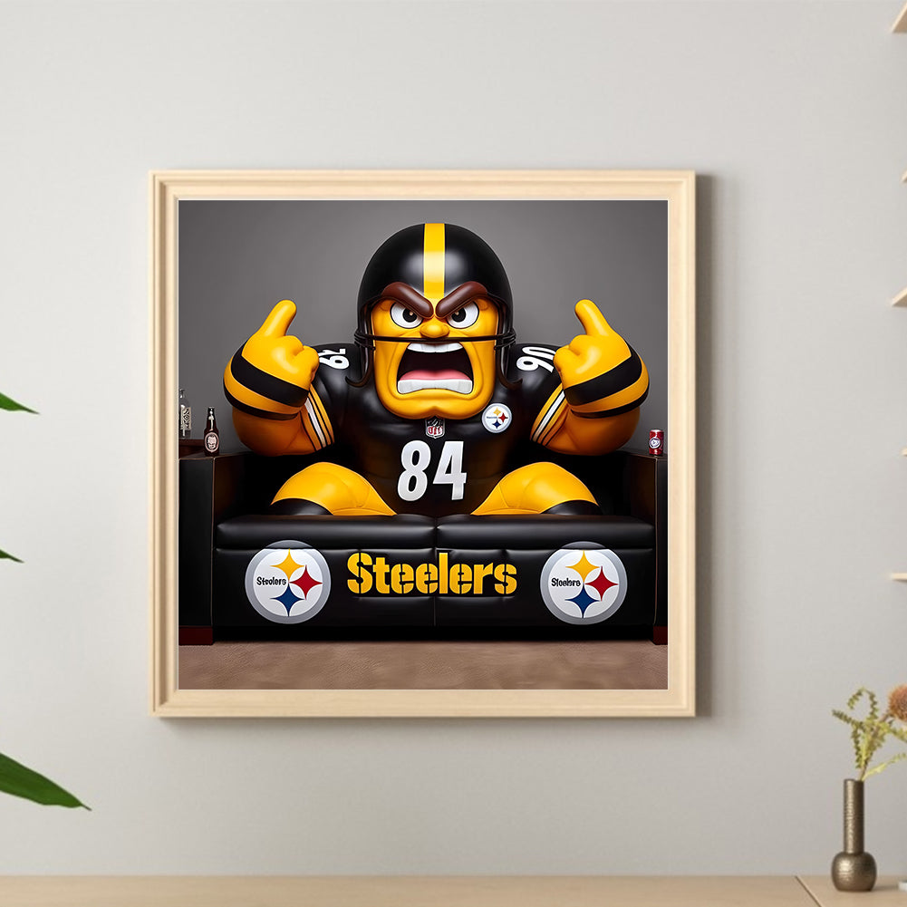 Steelers - Full Round Drill Diamond Painting 40*40CM