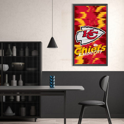 Kansas City Chiefs - Full Round Drill Diamond Painting 30*55CM