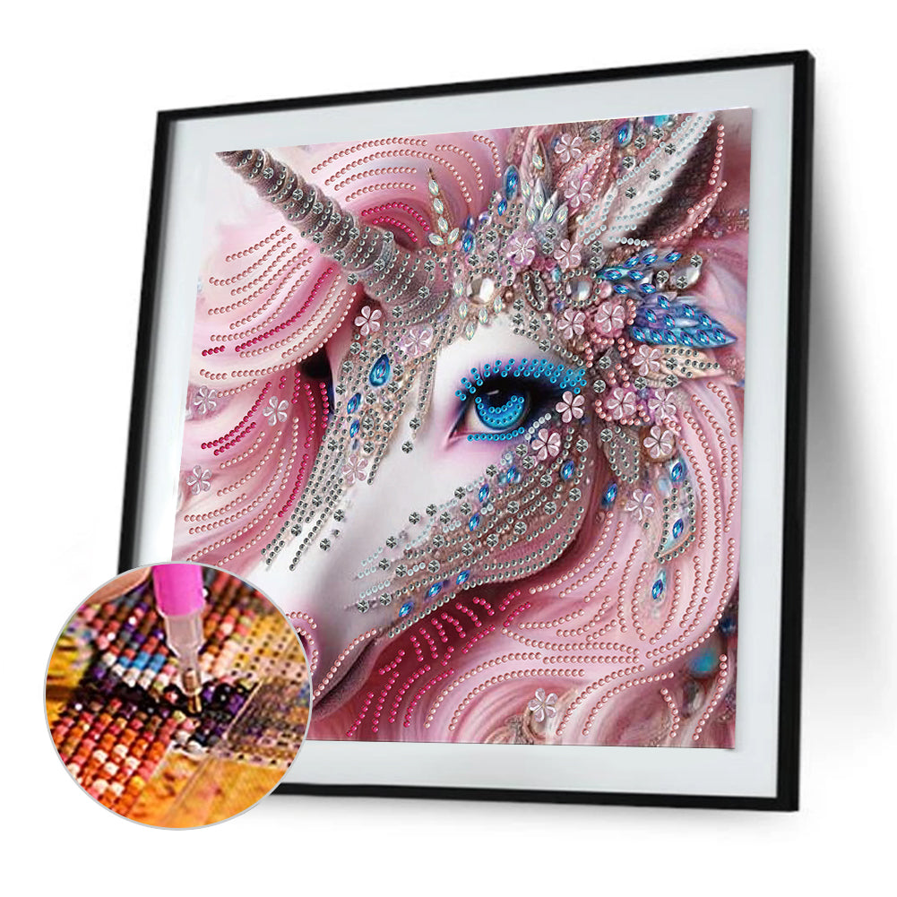 Unicorn - Special Shaped Drill Diamond Painting 30*30CM