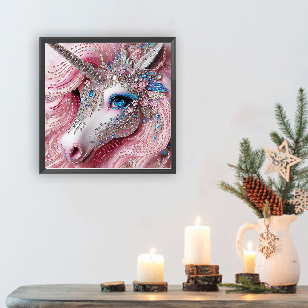 Unicorn - Special Shaped Drill Diamond Painting 30*30CM