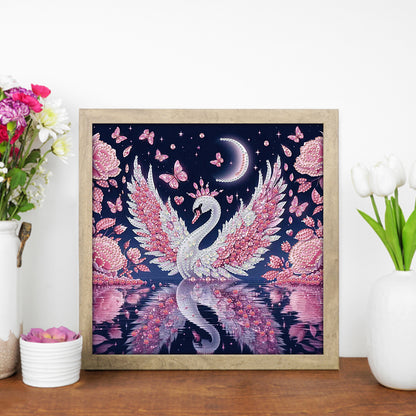 Swan - Special Shaped Drill Diamond Painting 30*30CM