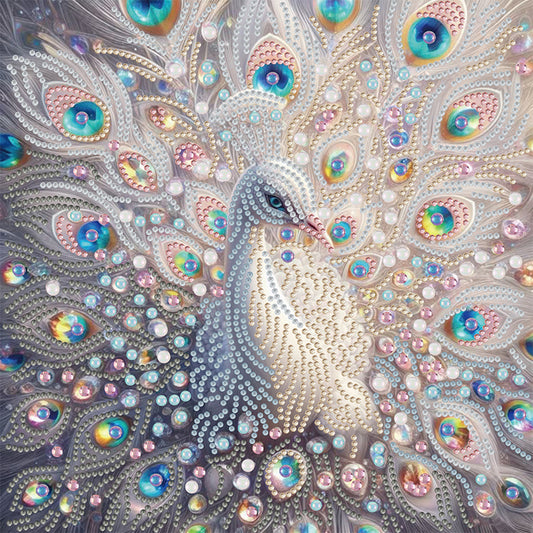 Peacock - Special Shaped Drill Diamond Painting 30*30CM