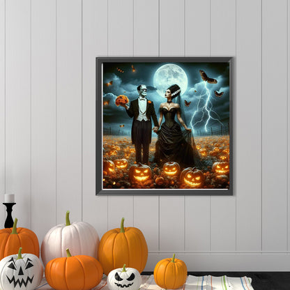 Halloween Companion - Full Round Drill Diamond Painting 40*40CM