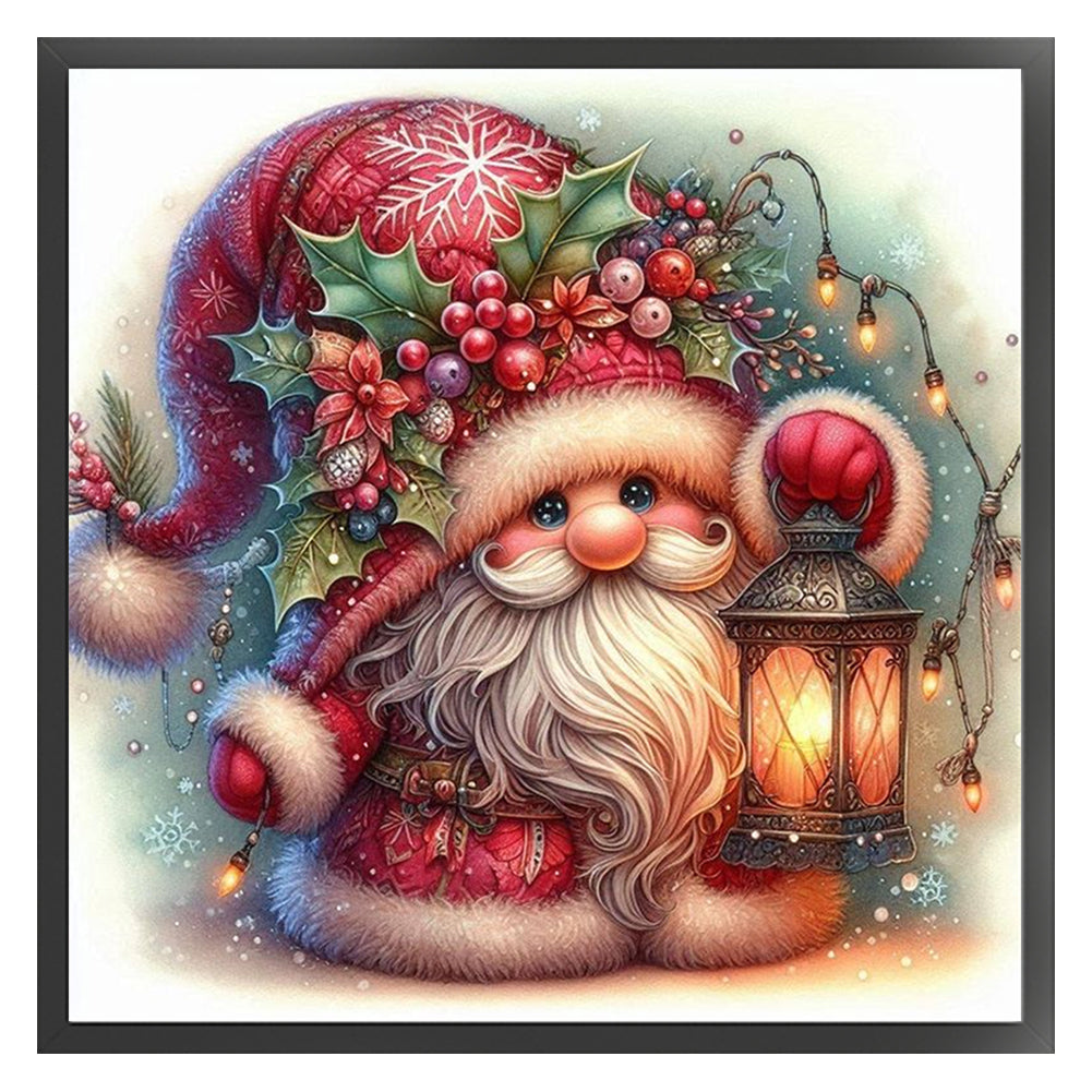 Christmas Gnome - 11CT Stamped Cross Stitch 40*40CM