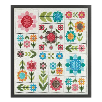Puzzle May Garden - 14CT Stamped Cross Stitch 38*41CM(Xiaobai Brand)