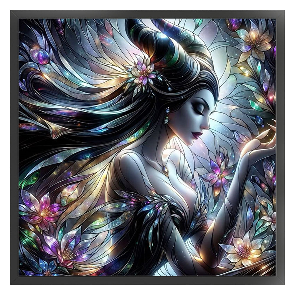 Maleficent - 11CT Stamped Cross Stitch 40*40CM